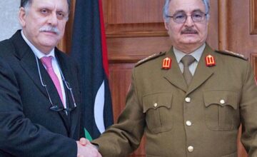 Khalifa-Haftar-and-Fayez-Al-Sarraj