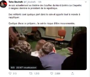 twitter pubblicato da Bouhafs