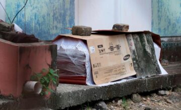 Bara abbandonata per strada
